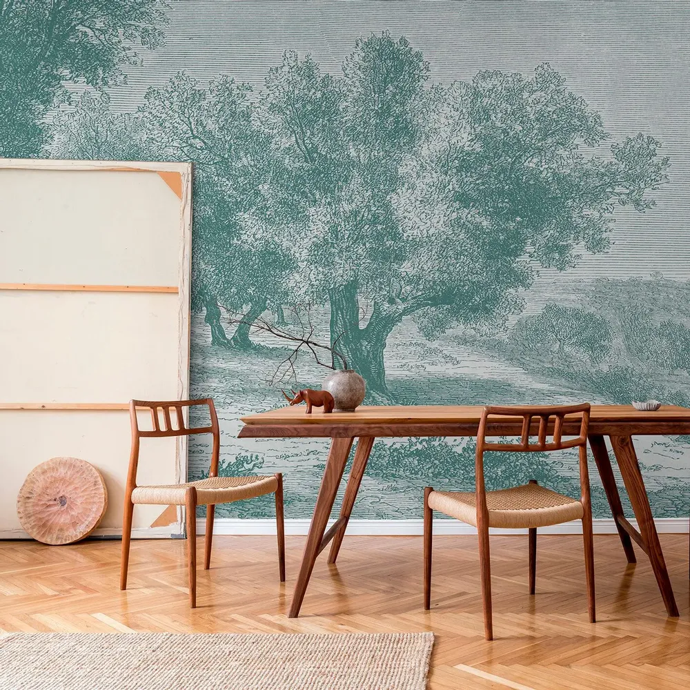 Tapestries - Capri panoramic wallpaper - LE PAPIERS DE NINON