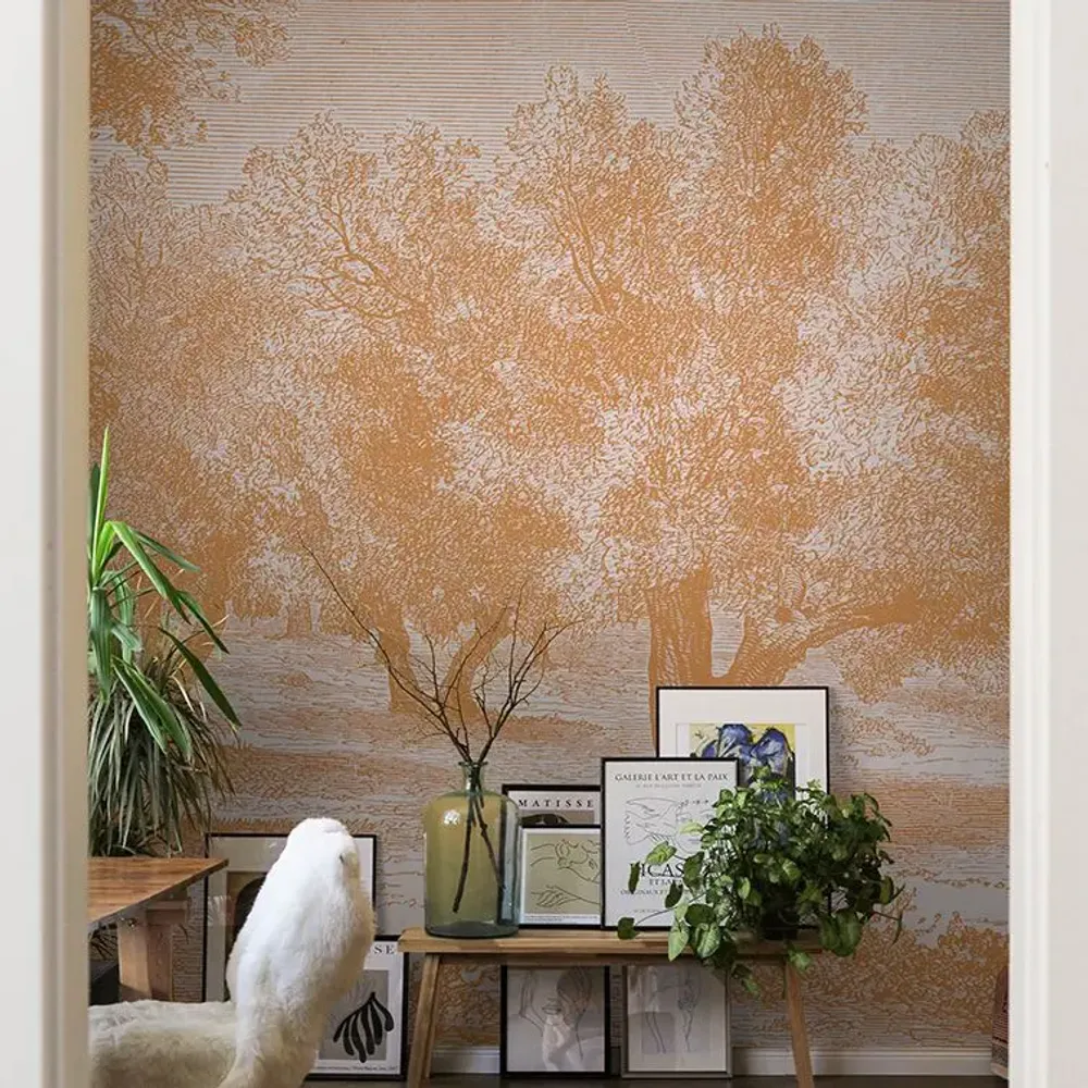 Tapestries - Capri panoramic wallpaper - LE PAPIERS DE NINON