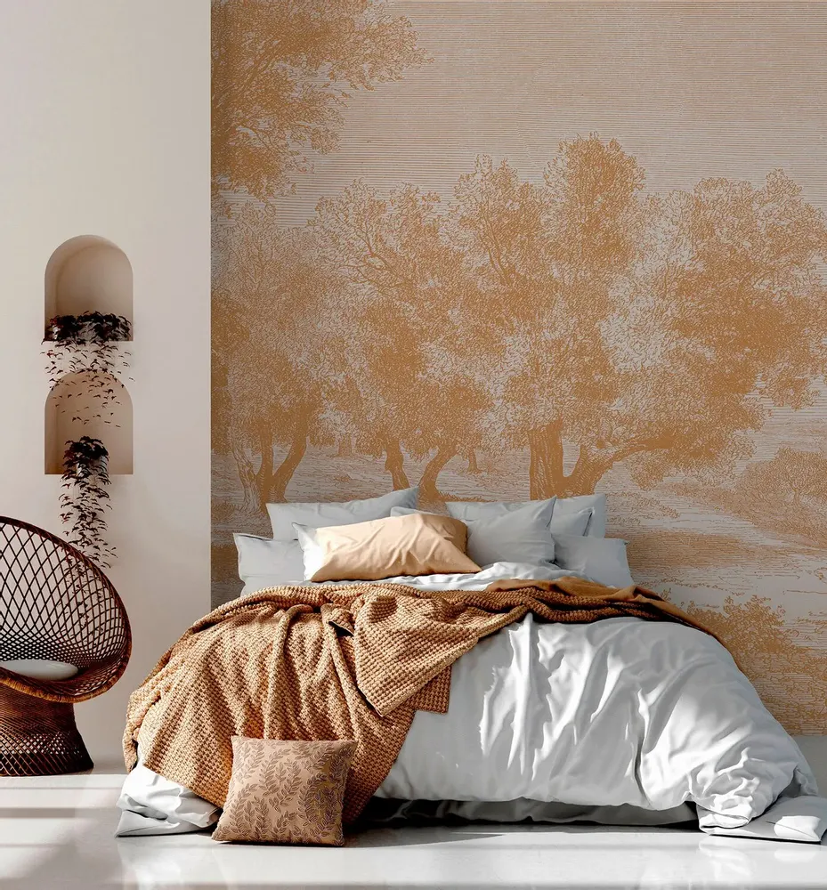 Tapestries - Capri panoramic wallpaper - LE PAPIERS DE NINON