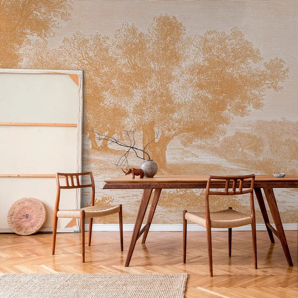 Tapestries - Capri panoramic wallpaper - LE PAPIERS DE NINON