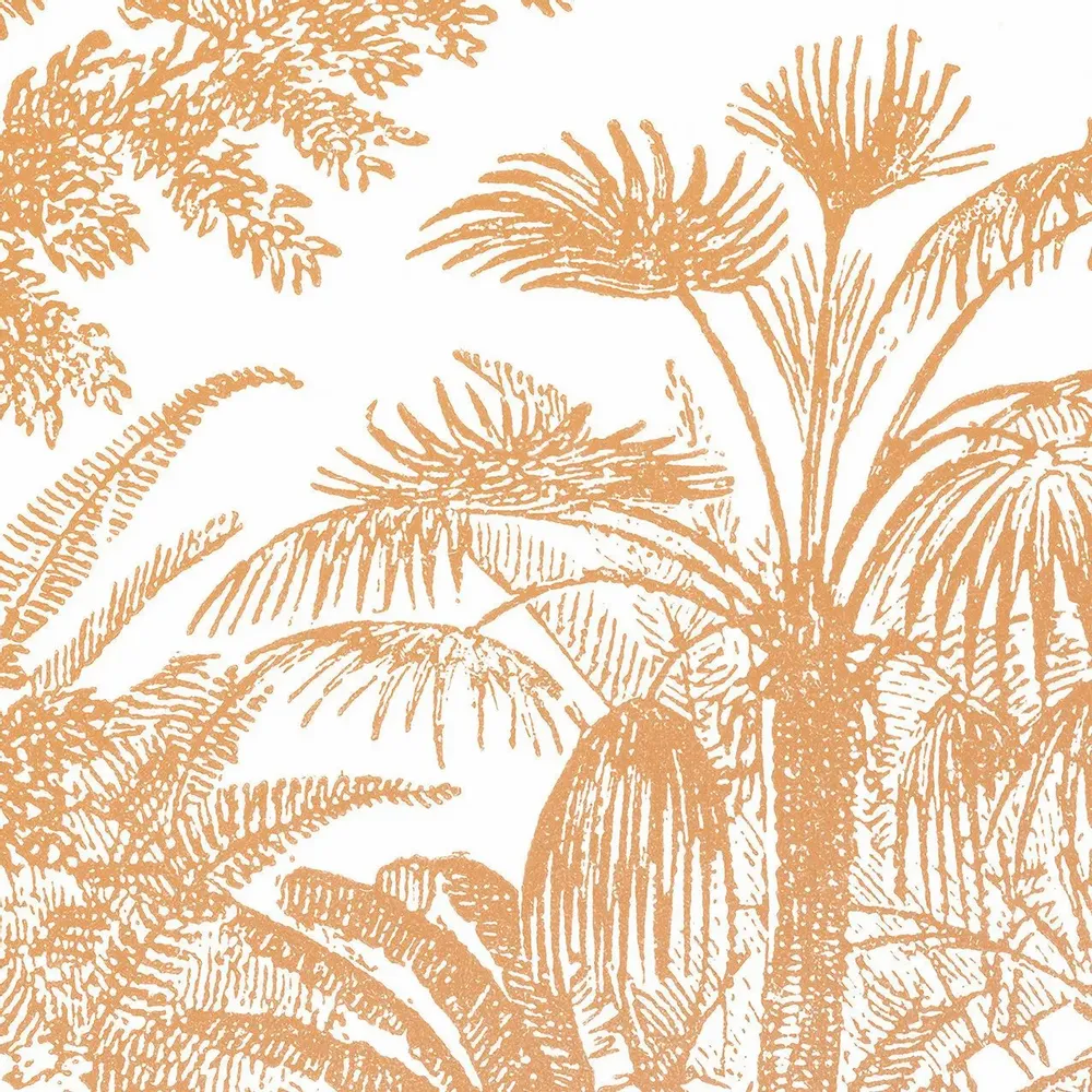 Tapisseries - Papier peint panoramique Araucaria - Ocre Rose - LE PAPIERS DE NINON