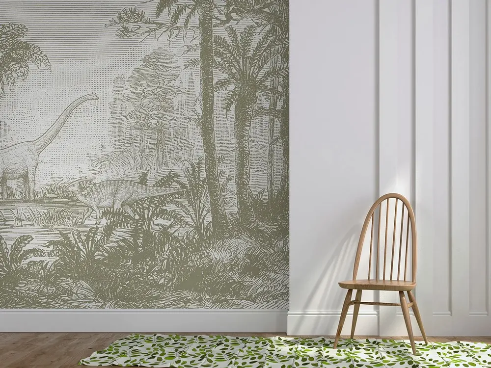Tapestries - Jurassic panoramic wallpaper - LE PAPIERS DE NINON