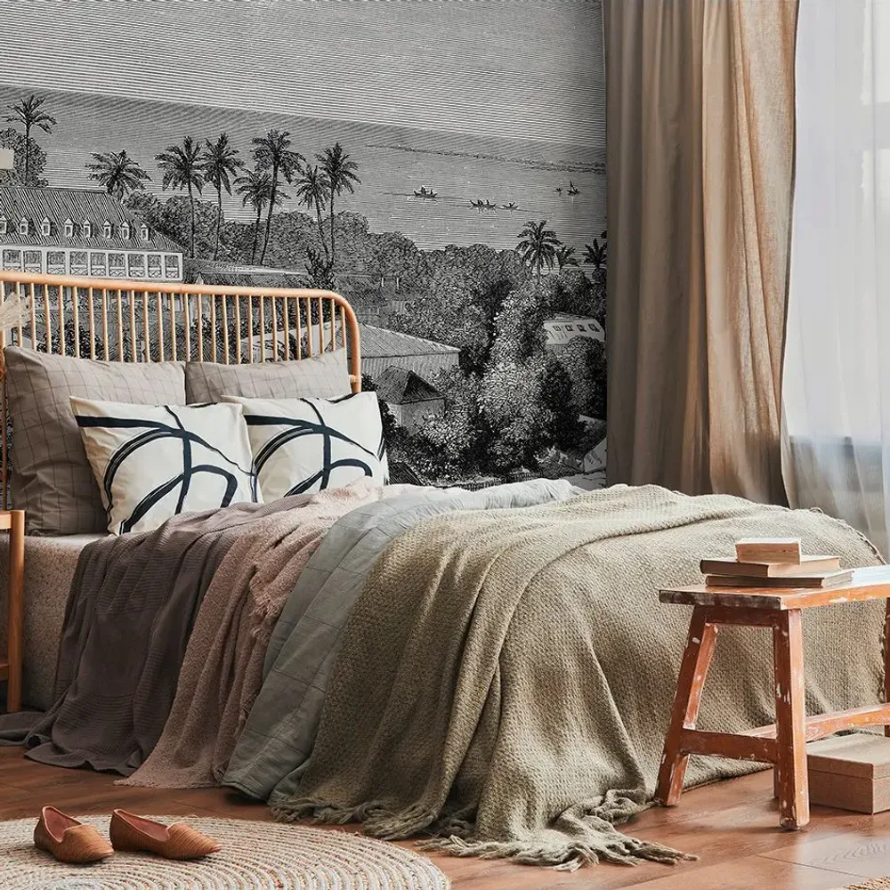 Tapisseries - Papier peint panoramique Maimiti - LE PAPIERS DE NINON