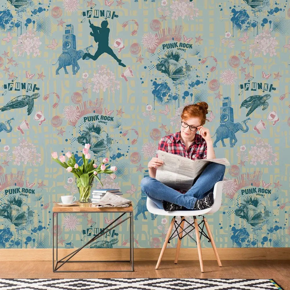 Tapisseries - Papier peint panoramique Camden Town - LE PAPIERS DE NINON