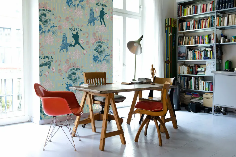 Tapisseries - Papier peint panoramique Camden Town - LE PAPIERS DE NINON