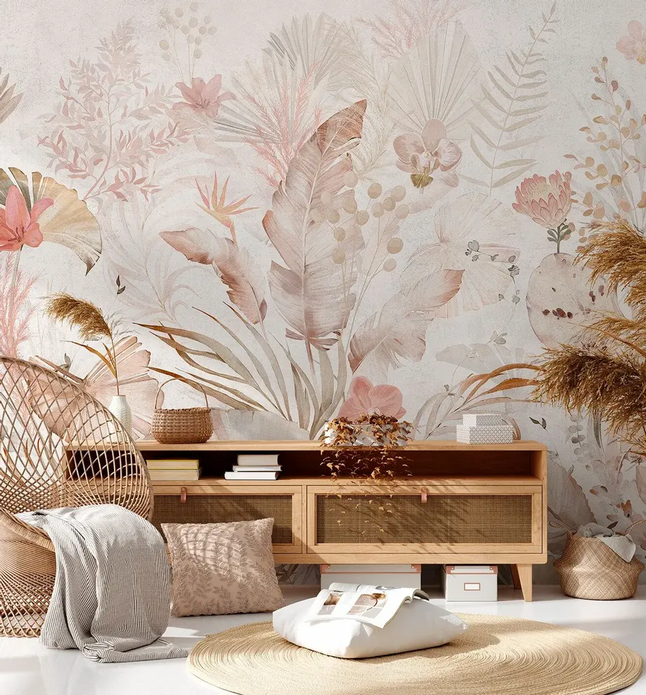 Tapestries - Pamphilia panoramic wallpaper - LE PAPIERS DE NINON