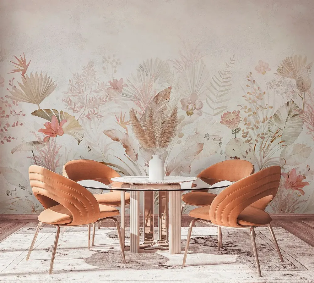 Tapestries - Pamphilia panoramic wallpaper - LE PAPIERS DE NINON