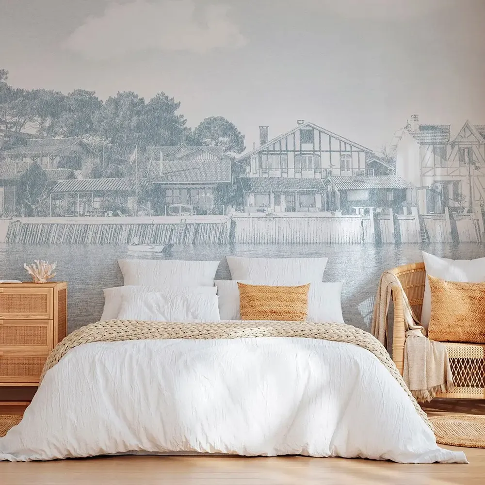 Tapisseries - Papier peint panoramique Presqu'Île - LE PAPIERS DE NINON