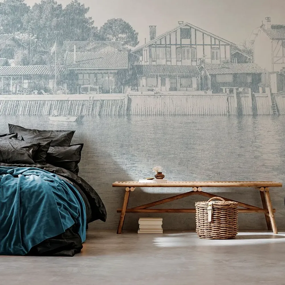 Tapisseries - Papier peint panoramique Presqu'Île - LE PAPIERS DE NINON