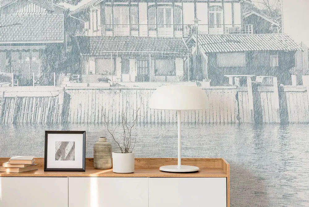 Tapisseries - Papier peint panoramique Presqu'Île - LE PAPIERS DE NINON