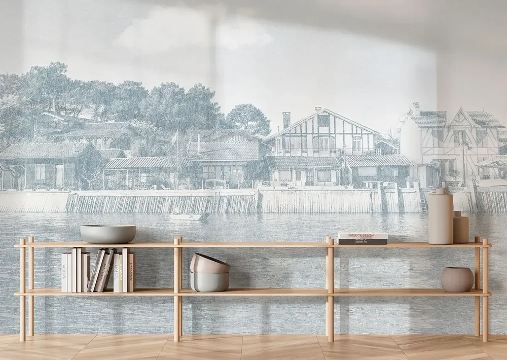 Tapisseries - Papier peint panoramique Presqu'Île - LE PAPIERS DE NINON