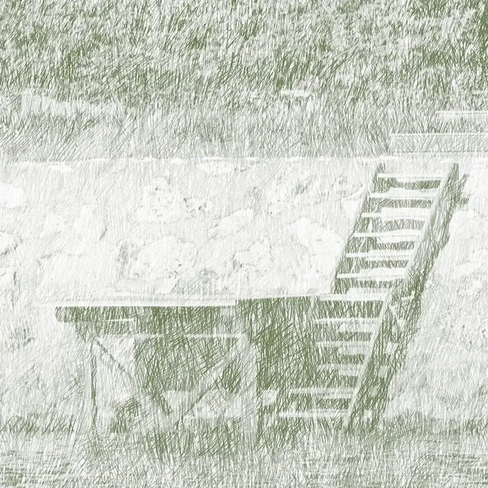 Tapisseries - Papier peint panoramique Villa Ferret - LE PAPIERS DE NINON