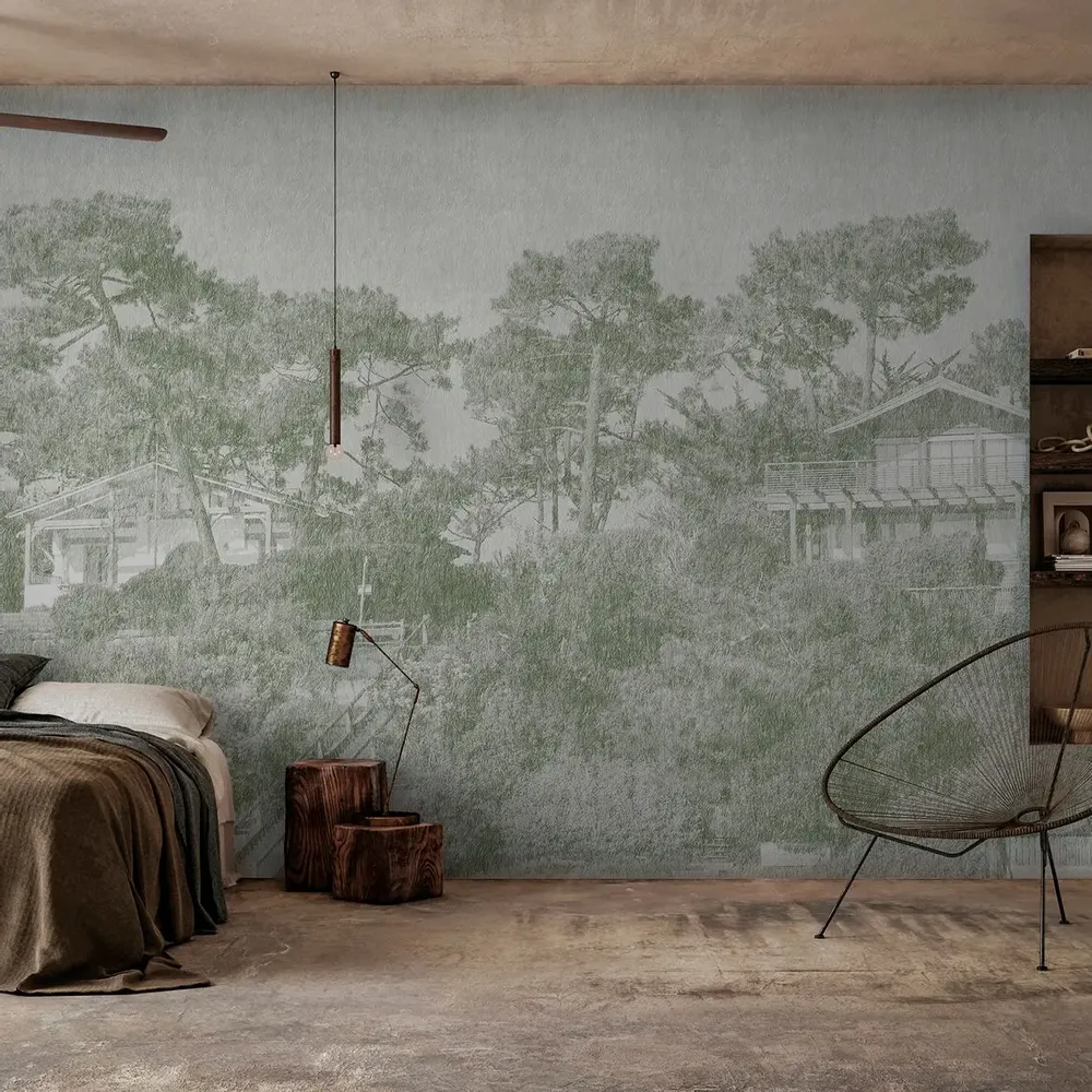 Tapisseries - Papier peint panoramique Villa Ferret - LE PAPIERS DE NINON