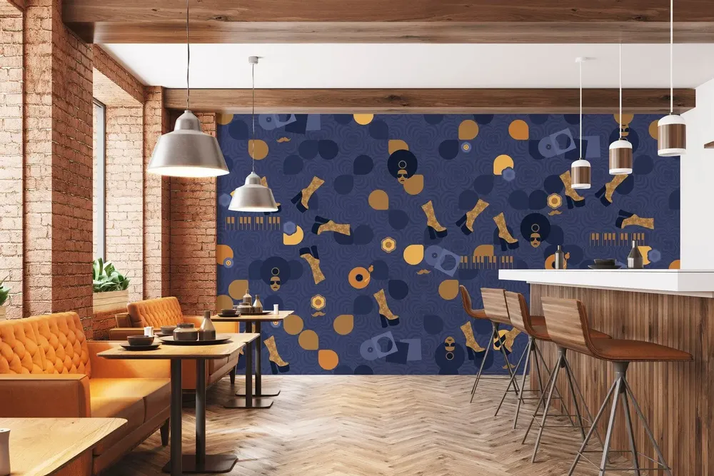 Tapisseries - Papier peint panoramique Studio 54 - Night Fever - LE PAPIERS DE NINON