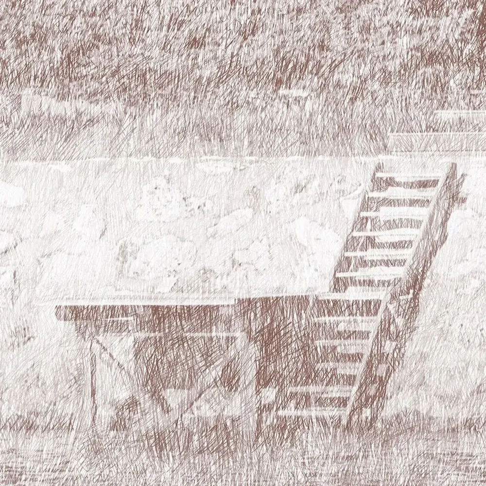 Tapisseries - Papier peint panoramique Villa Ferret - LE PAPIERS DE NINON