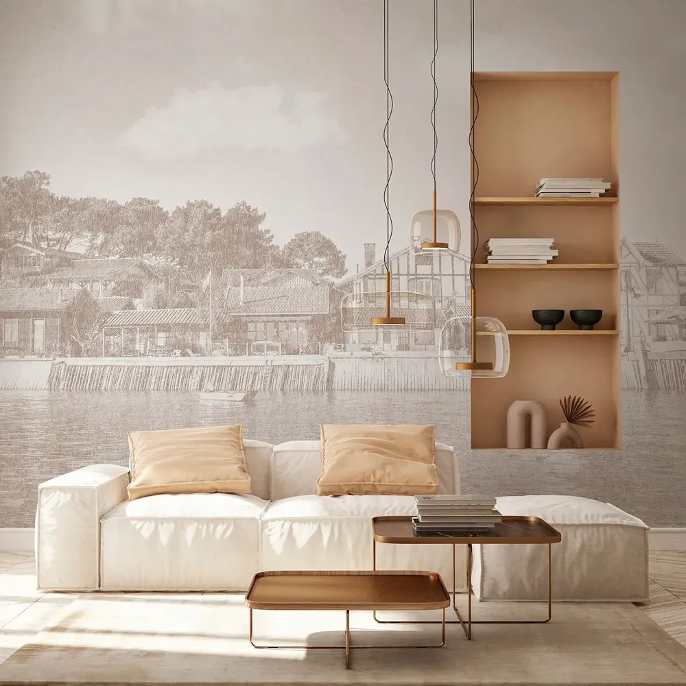 Tapisseries - Papier peint panoramique Presqu'Île - LE PAPIERS DE NINON