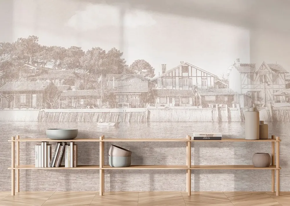 Tapisseries - Papier peint panoramique Presqu'Île - LE PAPIERS DE NINON