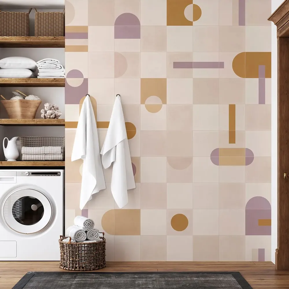 Tapisseries - Papier peint panoramique Taquin - LE PAPIERS DE NINON