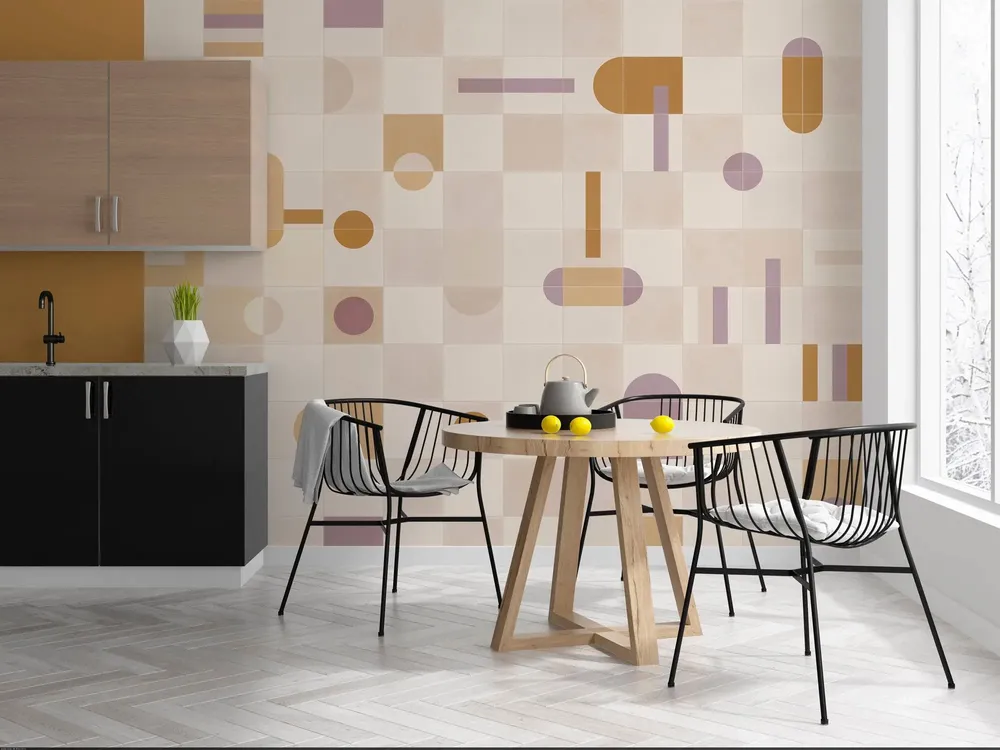 Tapisseries - Papier peint panoramique Taquin - LE PAPIERS DE NINON