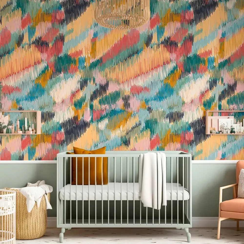 Tapestries - XL Coloring Panoramic Wallpaper - LE PAPIERS DE NINON