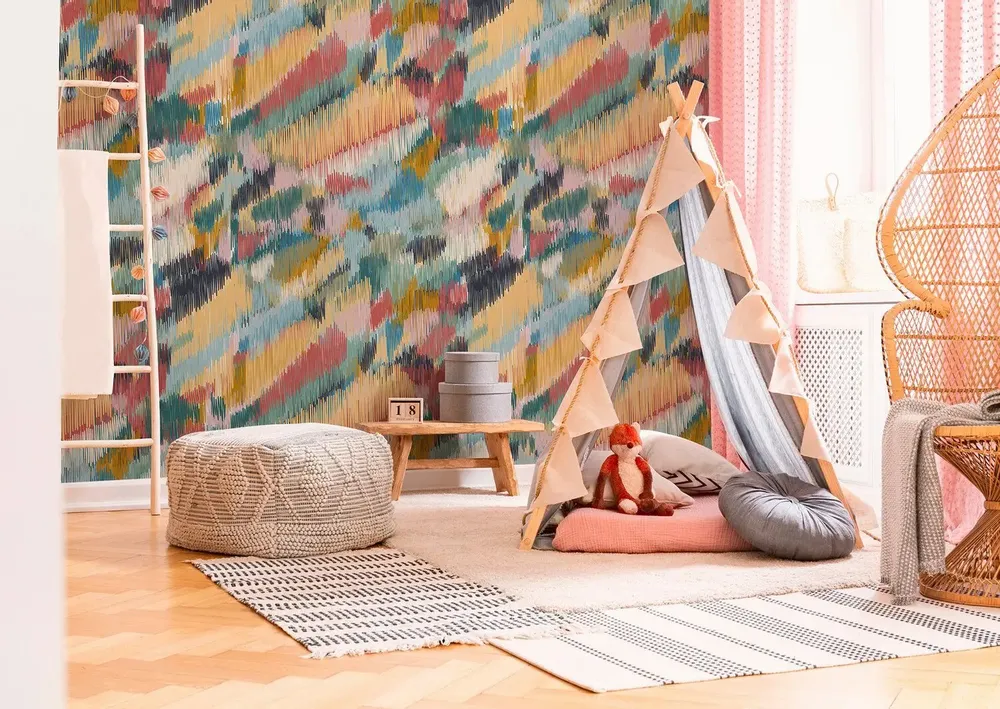 Tapestries - XL Coloring Panoramic Wallpaper - LE PAPIERS DE NINON