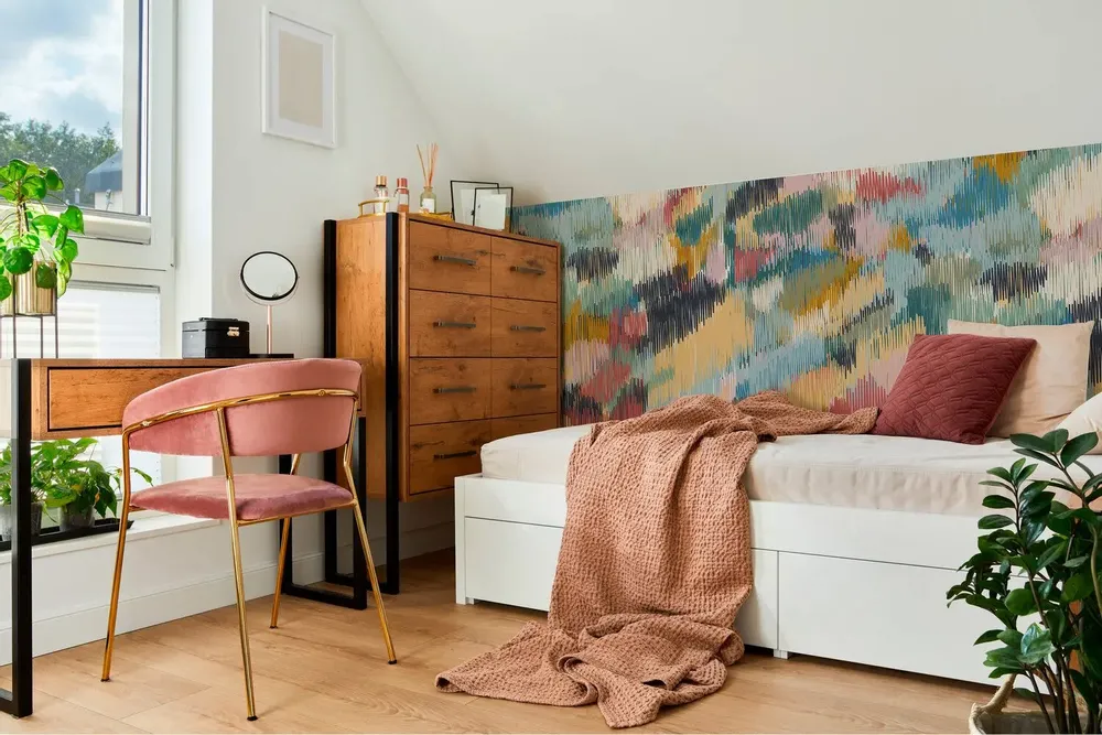 Tapestries - XL Coloring Panoramic Wallpaper - LE PAPIERS DE NINON