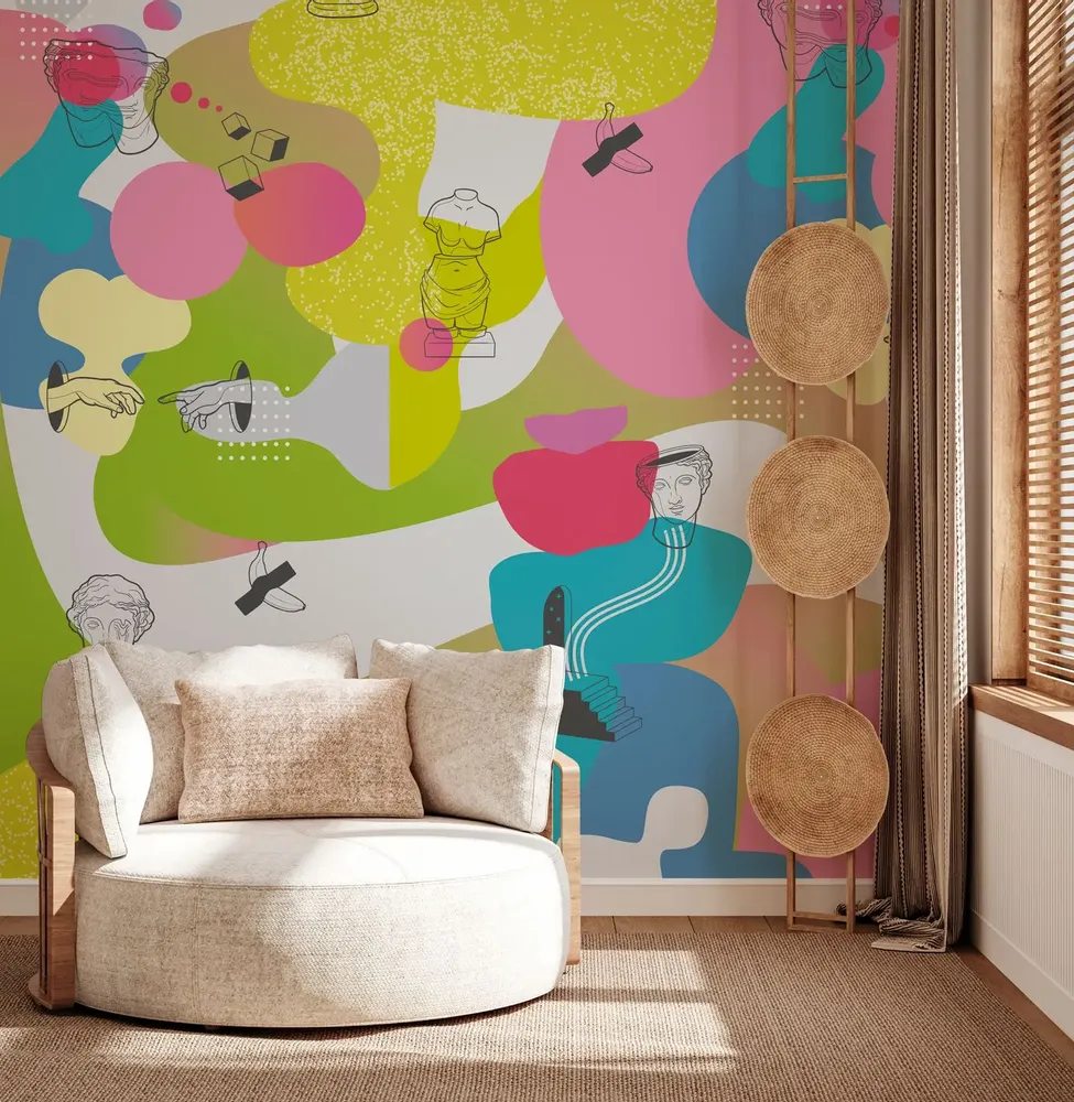 Tapisseries - Papier peint panoramique Dada Exquis - LE PAPIERS DE NINON