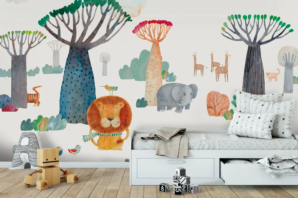 Tapisseries - Papier peint panoramique Cléo XL - LE PAPIERS DE NINON