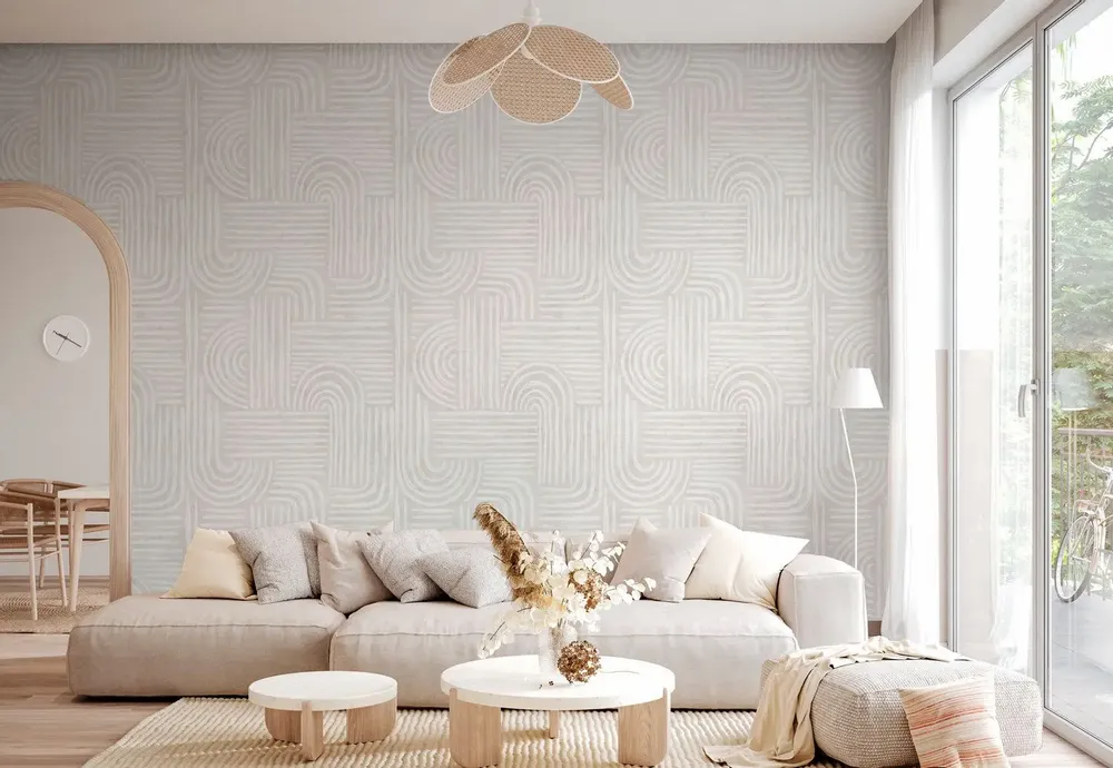 Tapisseries - Papier peint panoramique Chalk - S - LE PAPIERS DE NINON