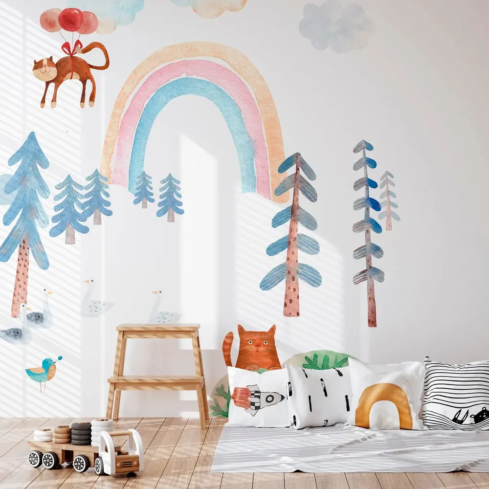 Tapisseries - Papier peint panoramique ...Et Chats - LE PAPIERS DE NINON