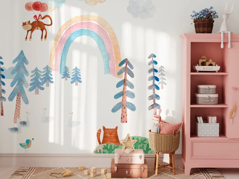 Tapisseries - Papier peint panoramique ...Et Chats - LE PAPIERS DE NINON