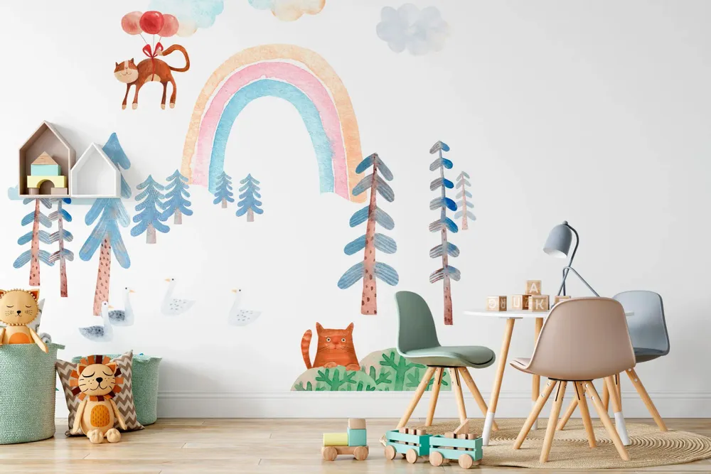 Tapisseries - Papier peint panoramique ...Et Chats - LE PAPIERS DE NINON