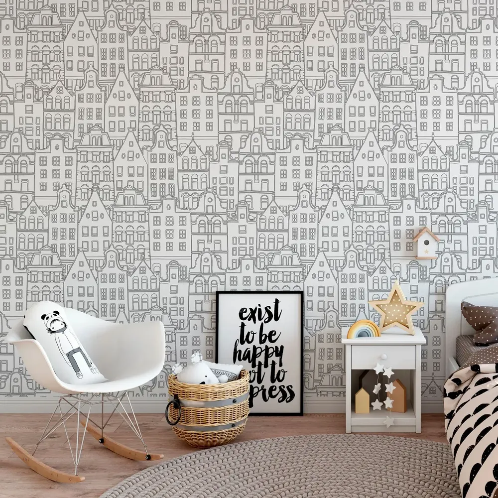 Tapestries - Amsterdam panoramic wallpaper - LE PAPIERS DE NINON