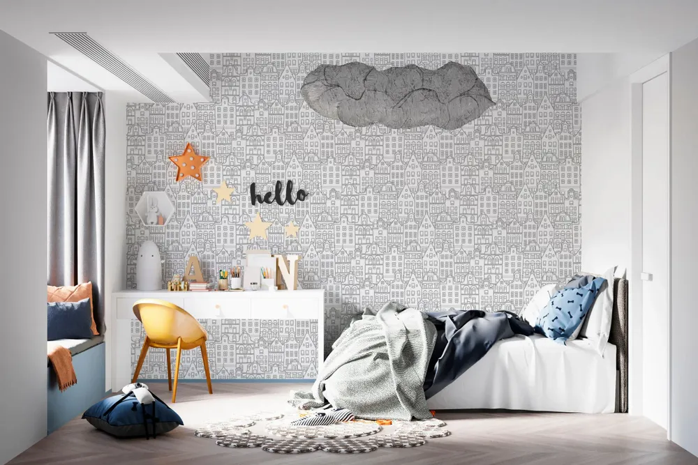 Tapestries - Amsterdam panoramic wallpaper - LE PAPIERS DE NINON