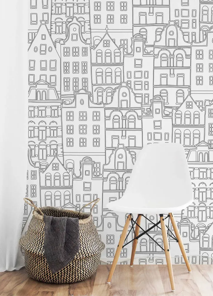 Tapestries - Amsterdam panoramic wallpaper - LE PAPIERS DE NINON