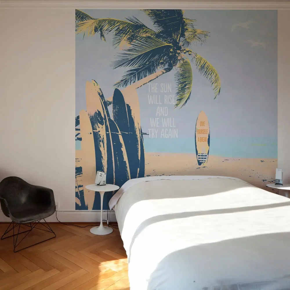 Tapisseries - Papier peint panoramique Wave Surfer - LE PAPIERS DE NINON