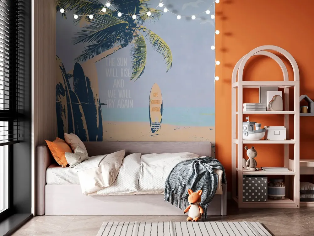 Tapisseries - Papier peint panoramique Wave Surfer - LE PAPIERS DE NINON