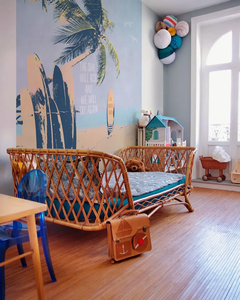 Tapisseries - Papier peint panoramique Wave Surfer - LE PAPIERS DE NINON