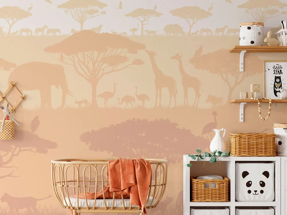 Tapisseries - Papier peint panoramique Savane - LE PAPIERS DE NINON