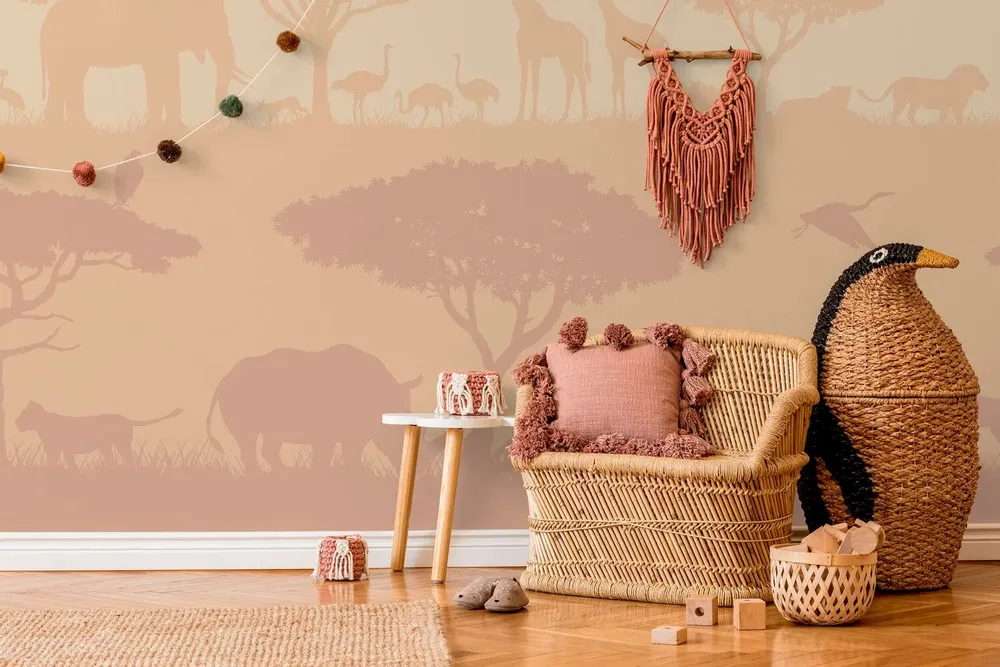 Tapisseries - Papier peint panoramique Savane - LE PAPIERS DE NINON