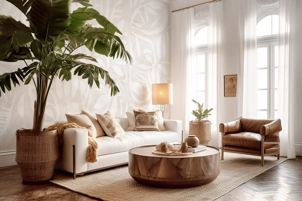 Tapestries - Matis panoramic wallpaper - LE PAPIERS DE NINON