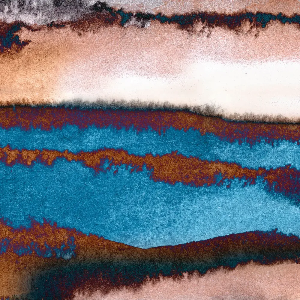 Tapisseries - Papier peint panoramique Shibori - LE PAPIERS DE NINON