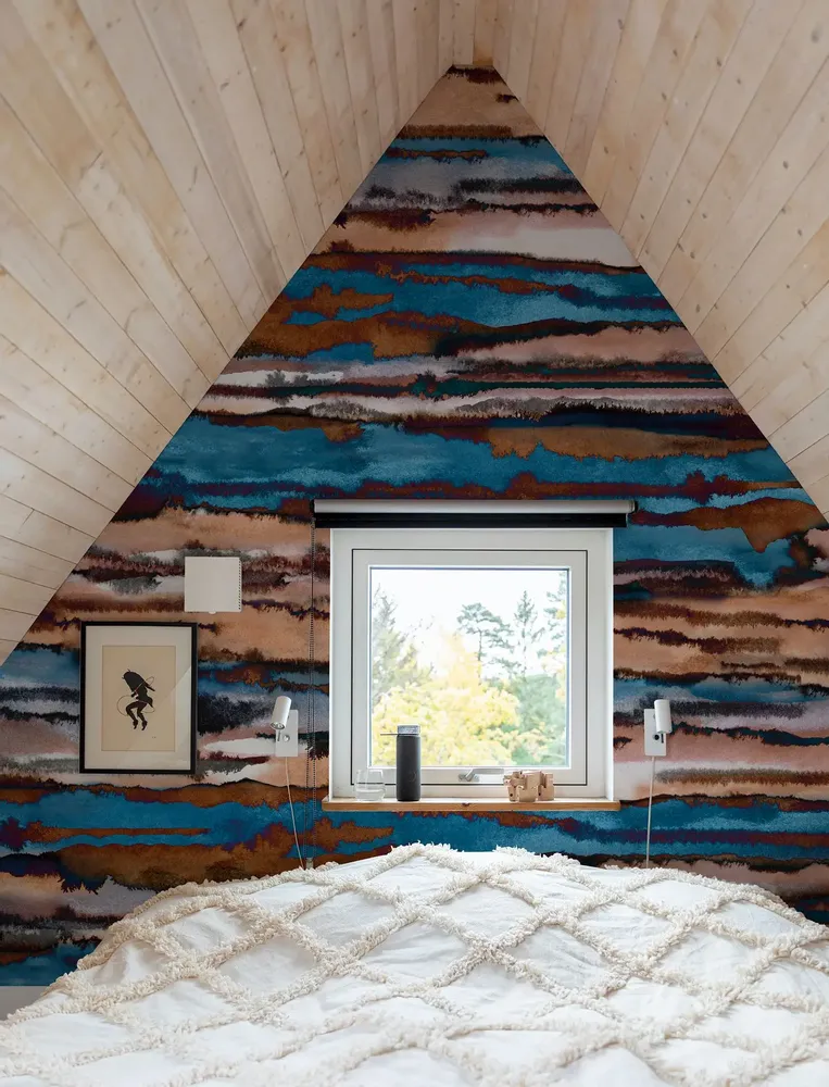 Tapisseries - Papier peint panoramique Shibori - LE PAPIERS DE NINON