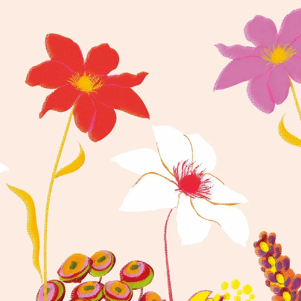 Tapisseries - Papier peint panoramique Jardin d'été - LE PAPIERS DE NINON