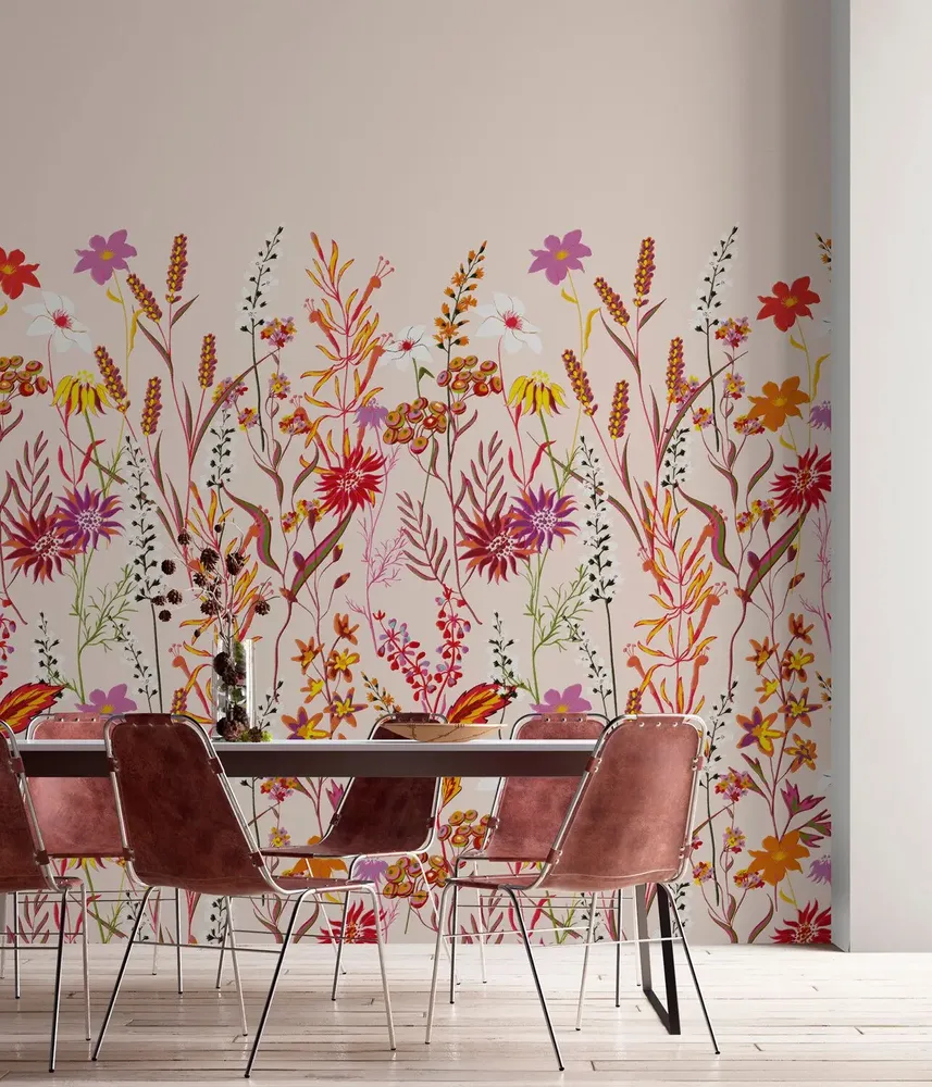 Tapisseries - Papier peint panoramique Jardin d'été - LE PAPIERS DE NINON