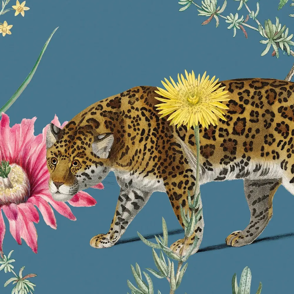 Tapestries - Panoramic Wallpaper Botanical Bestiary - LE PAPIERS DE NINON