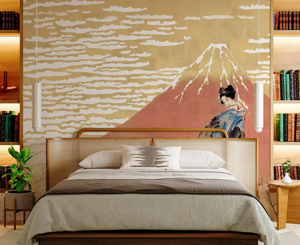 Tapisseries - Papier peint panoramique Shirofuji - LE PAPIERS DE NINON