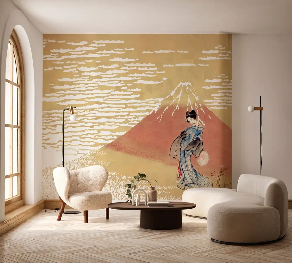 Tapisseries - Papier peint panoramique Shirofuji XL - LE PAPIERS DE NINON