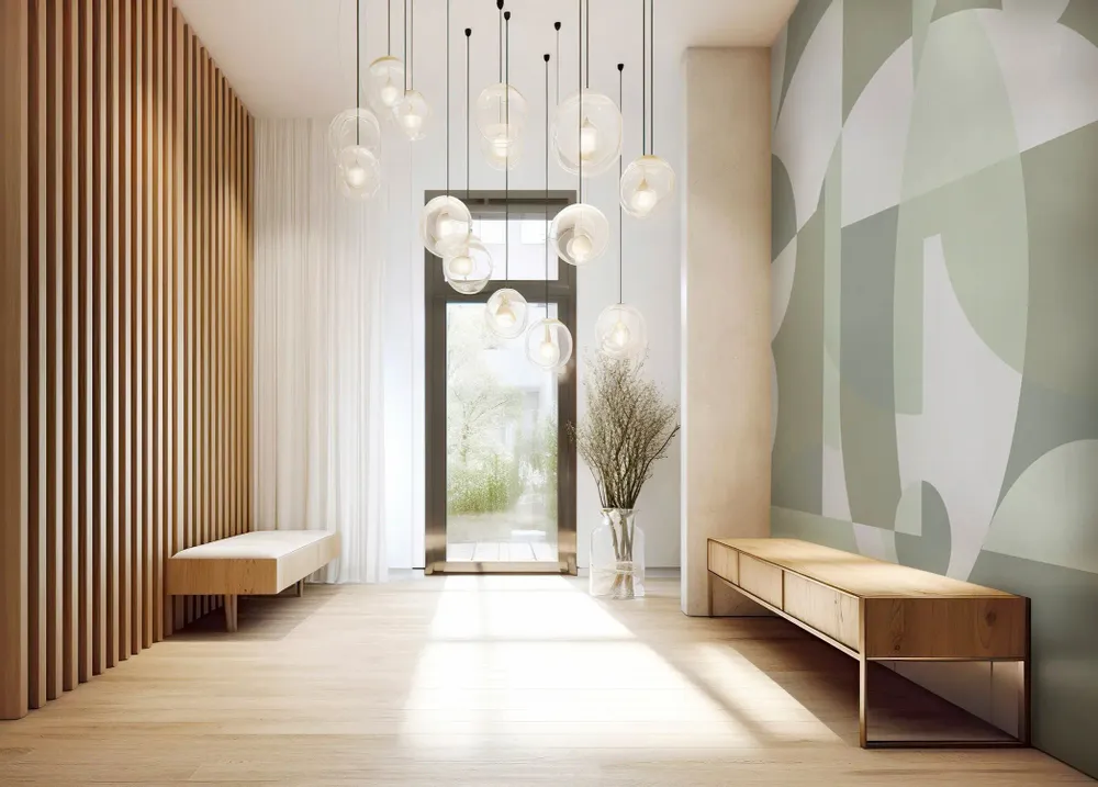 Tapestries - Teibi panoramic wallpaper - LE PAPIERS DE NINON