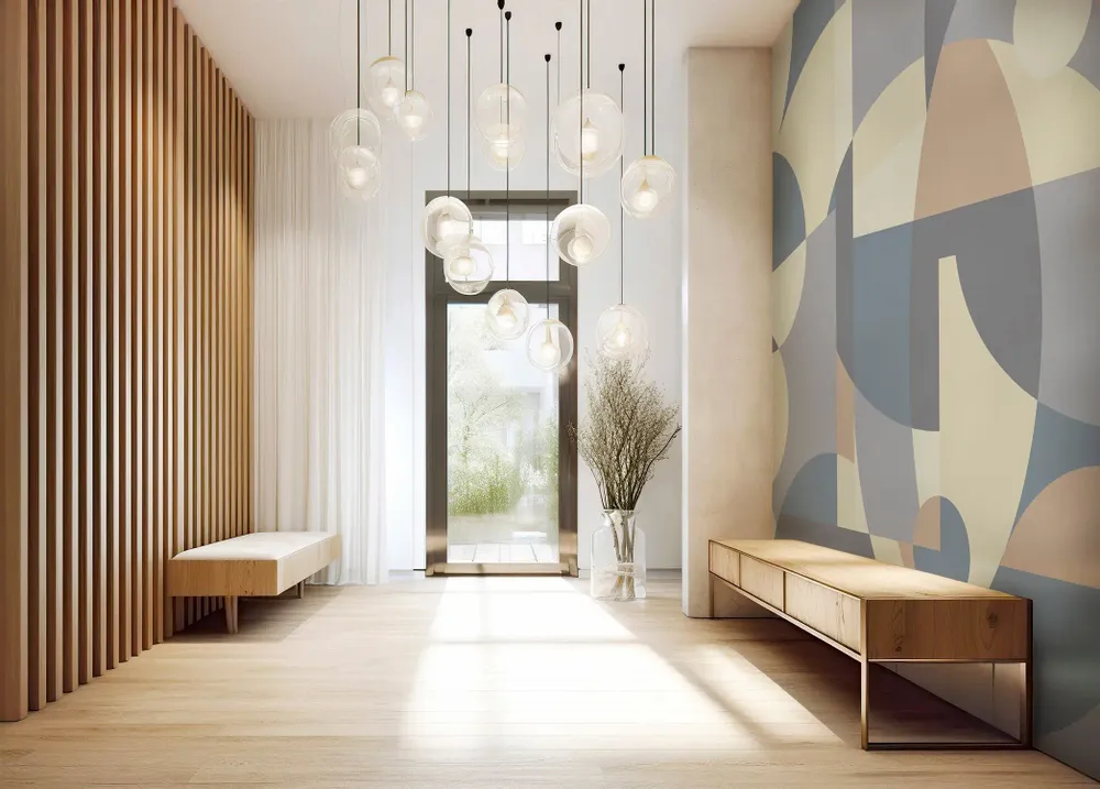 Tapestries - Teibi panoramic wallpaper - LE PAPIERS DE NINON